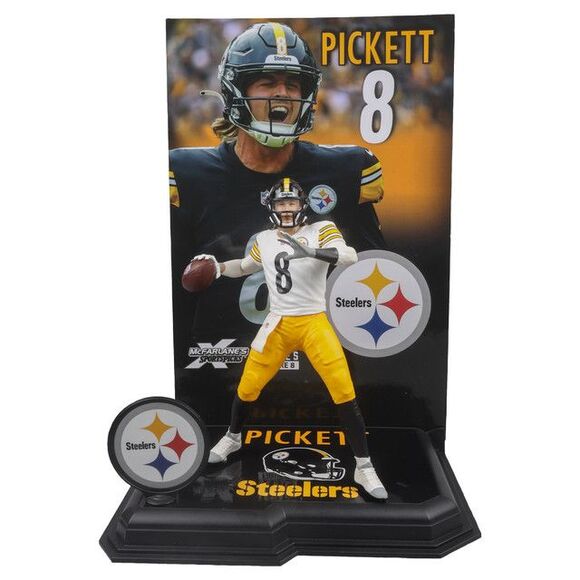 Kenny Pickett (Pittsburgh Steelers) NFL 7" Posed Figure McFarlane CHASE - Picture 1 of 4